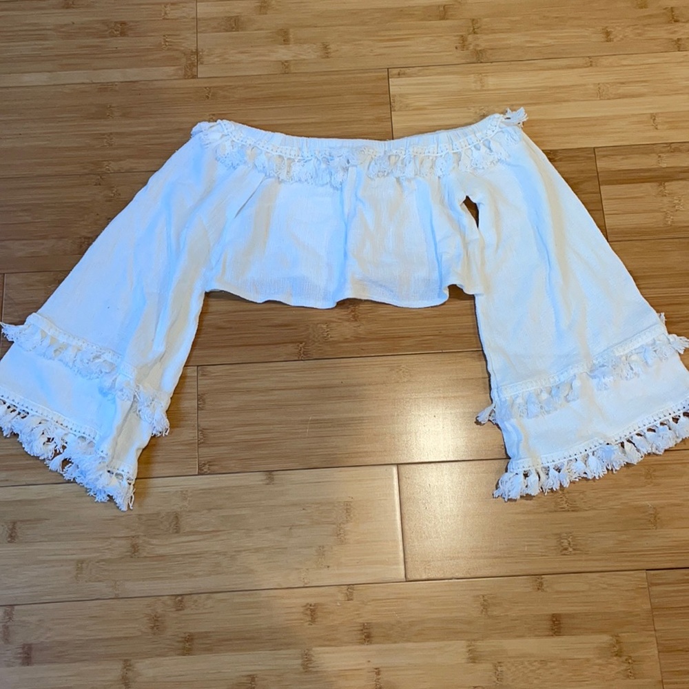 Tassel crop top